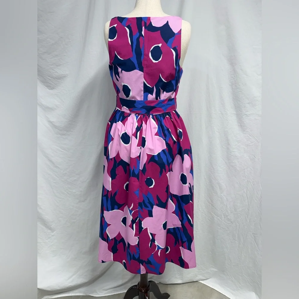 Banana Republic Factory Sleeveless Self-Belted V Neck Midi Dress - Picture 3 of 13